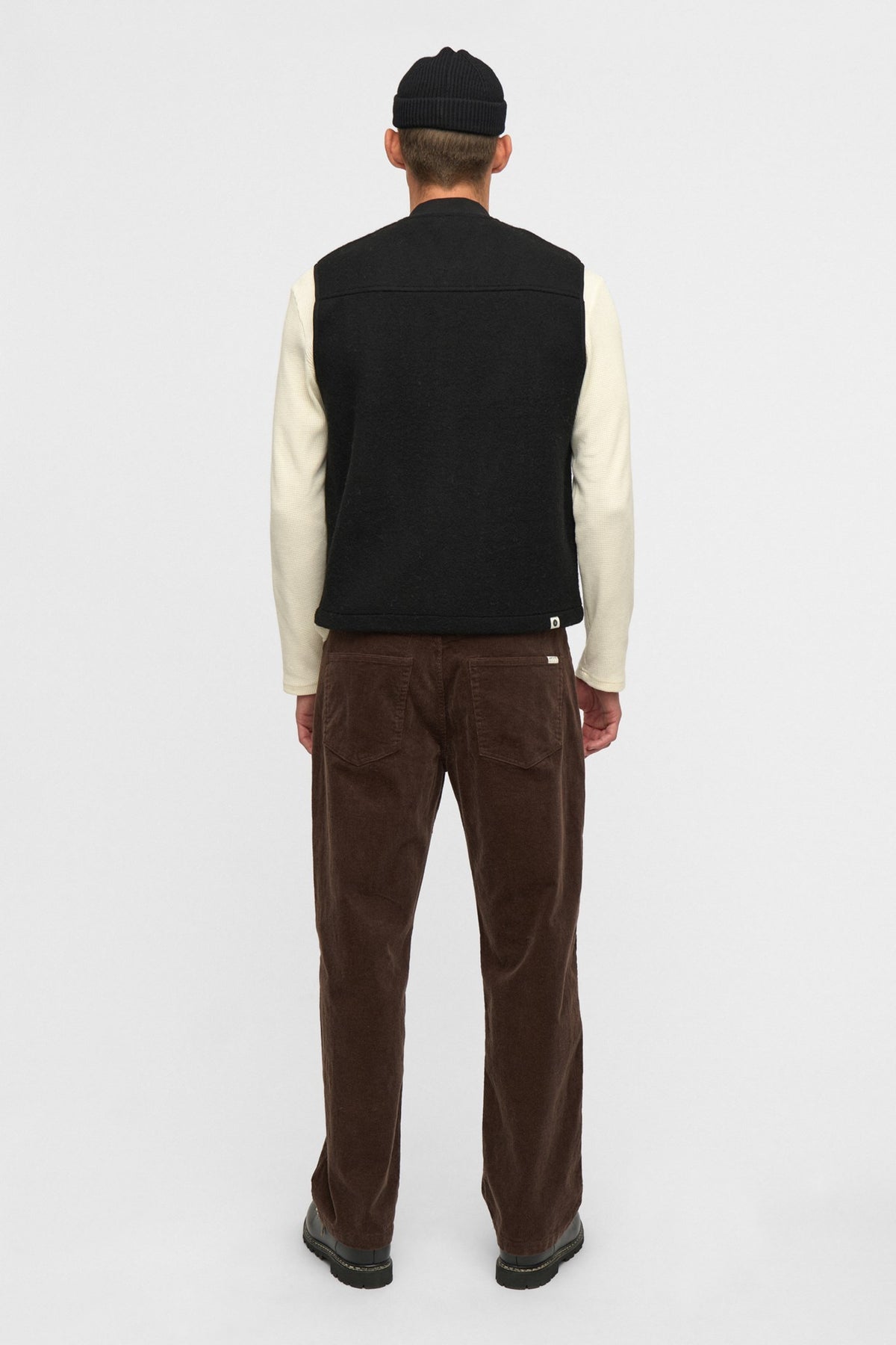 Gilet Uomo Anerkjendt Akrobin Boiled Wool