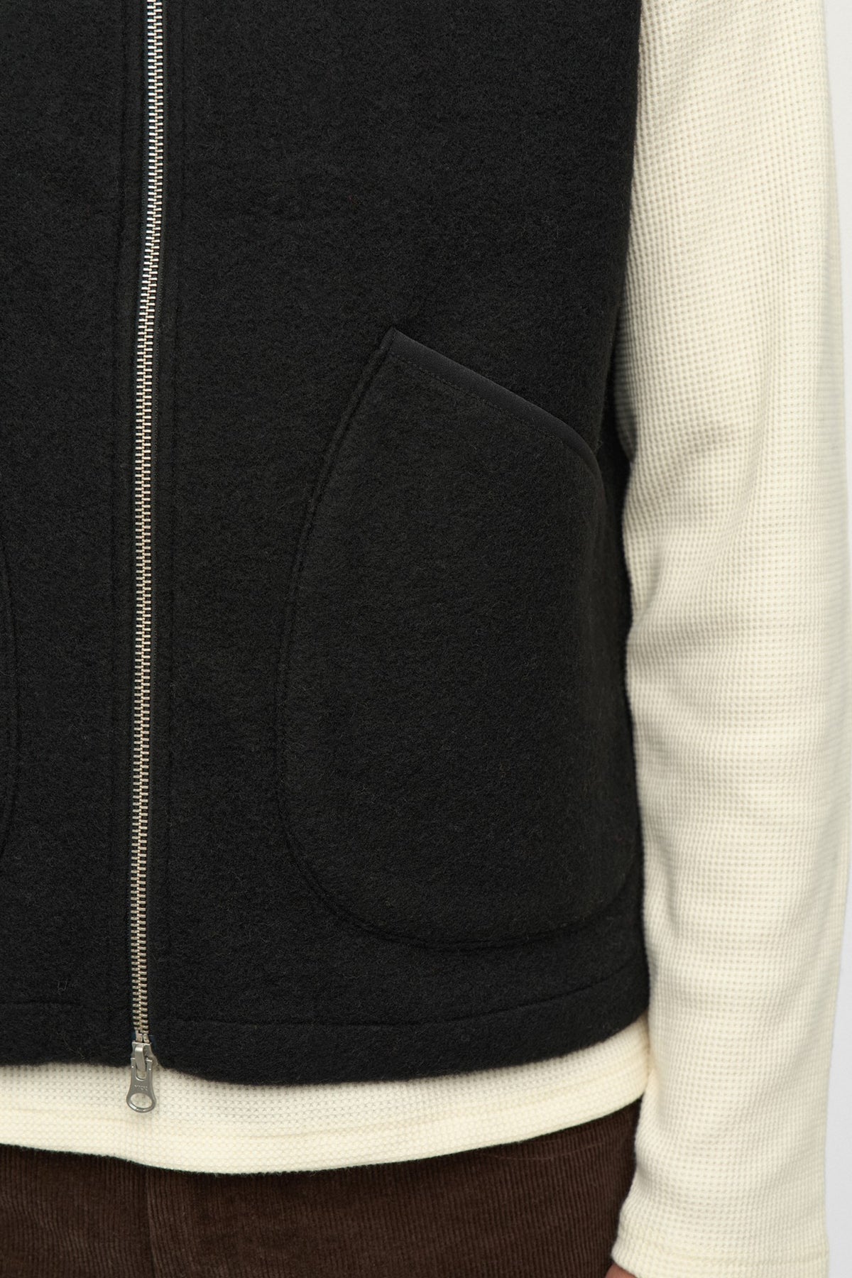 Gilet Uomo Anerkjendt Akrobin Boiled Wool