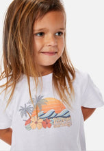 Carica l&#39;immagine nel visualizzatore di Gallery, T-shirt Low Bambina Rip Curl Tide Standard