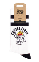 Carica l&#39;immagine nel visualizzatore di Gallery, Calzini American Socks Coffee First