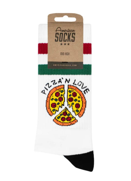 Calzini American Socks Pizza'n Love