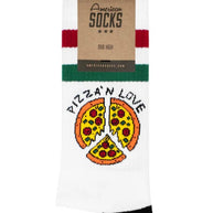 Calzini American Socks Pizza'n Love