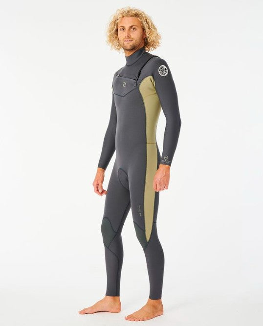 Muta Uomo Rip Curl Dawn Patrol 4/3 Zip Frontale