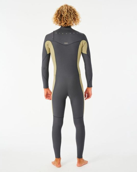 Muta Uomo Rip Curl Dawn Patrol 4/3 Zip Frontale