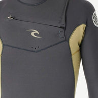 Muta Uomo Rip Curl Dawn Patrol 4/3 Zip Frontale