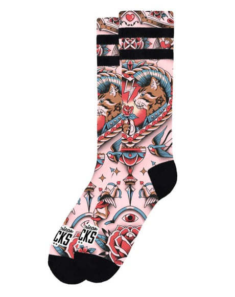 Calzini American Socks Feline Hearts