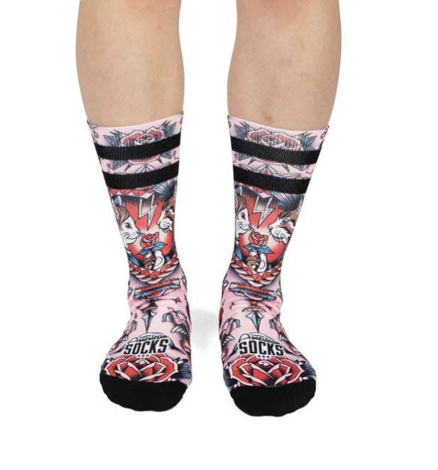 Calzini American Socks Feline Hearts