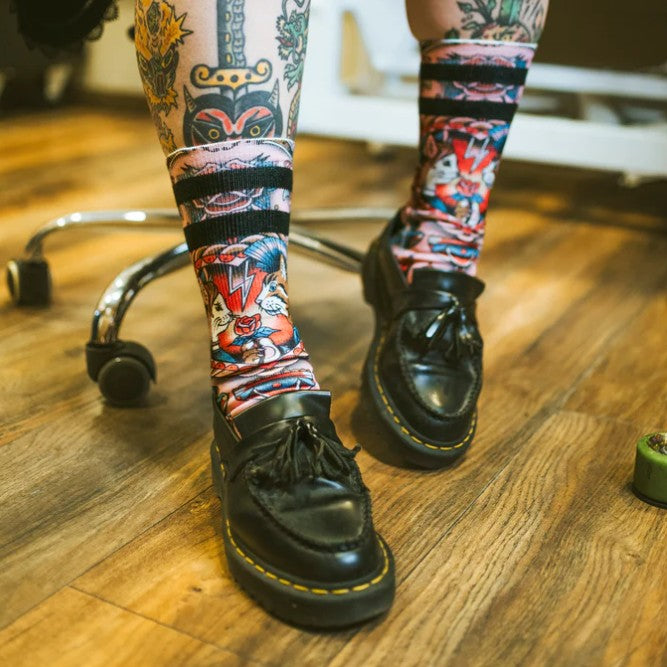 Calzini American Socks Feline Hearts