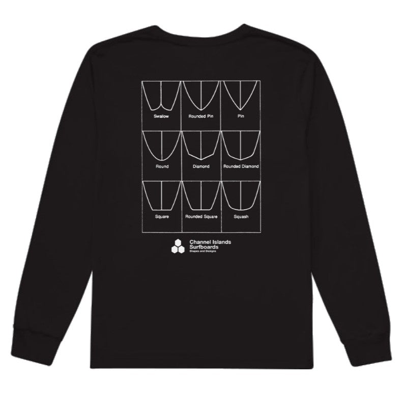 T-shirt Channel Island Tailz Long Sleeve