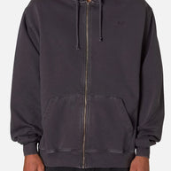 Felpa Cappuccio Zip Embroidered