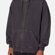 Felpa Cappuccio Zip Embroidered