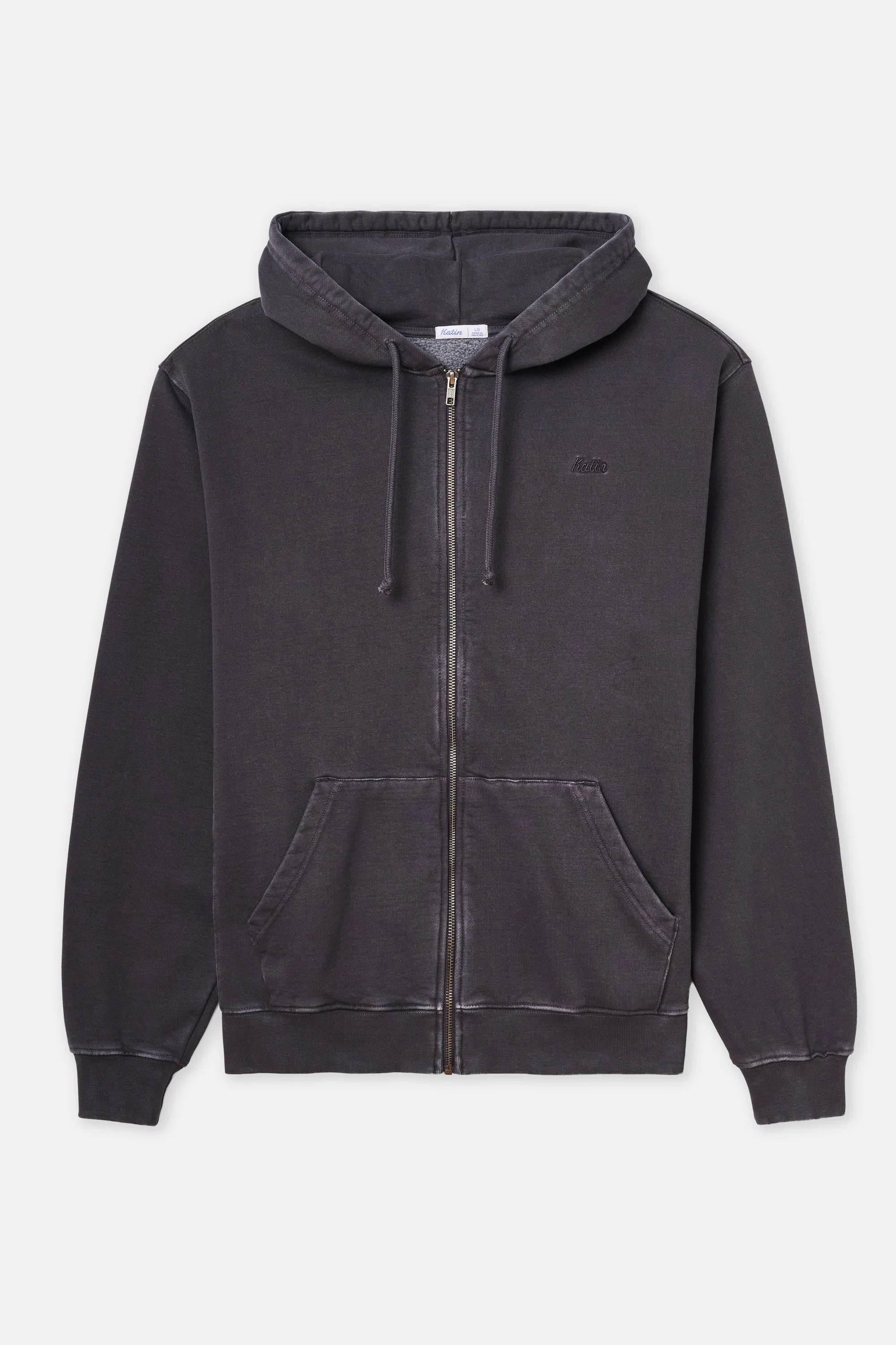 Felpa Cappuccio Zip Embroidered