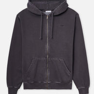 Felpa Cappuccio Zip Embroidered