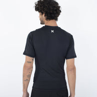 Lycra Hurley Manica Corta O&O Quickdry