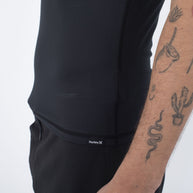 Lycra Hurley Manica Corta O&O Quickdry