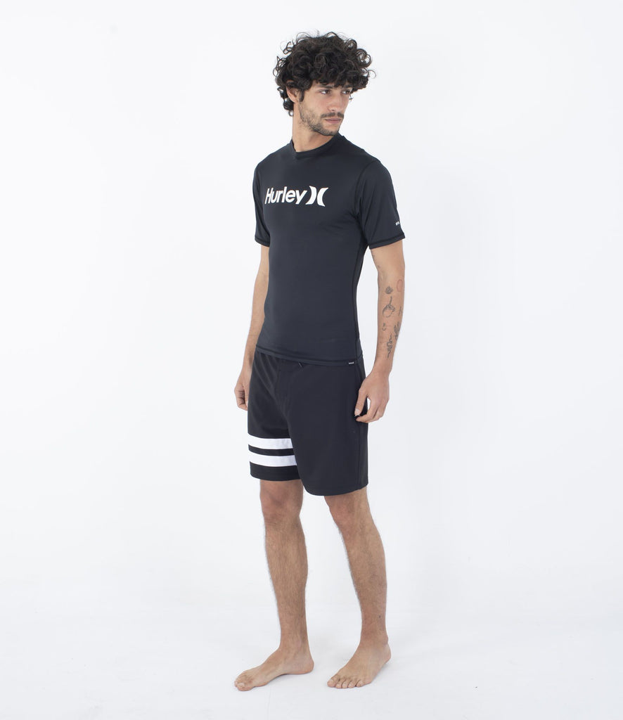 Lycra Hurley Manica Corta O&O Quickdry