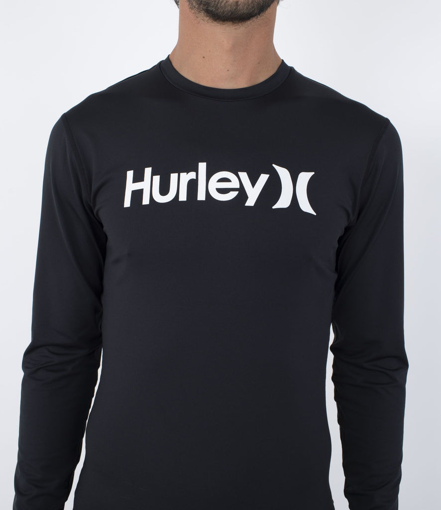 Lycra Hurley Manica Lunga O&O Quickdry