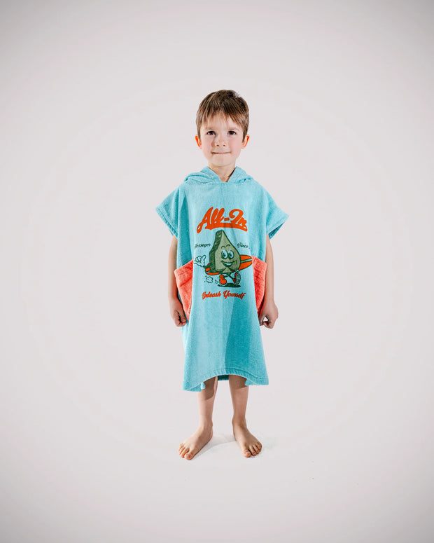 Poncho All-In Baby Surf Maskot