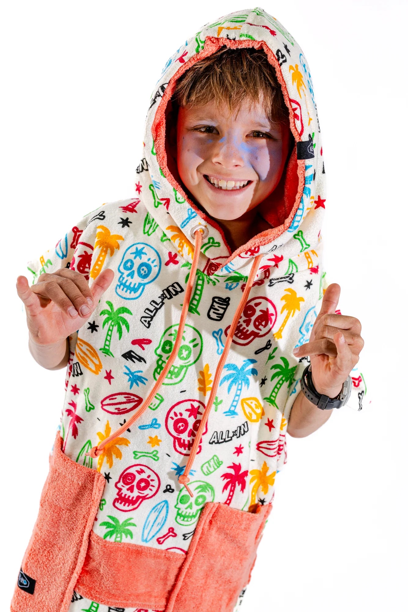 Poncho All-In Junior Skully