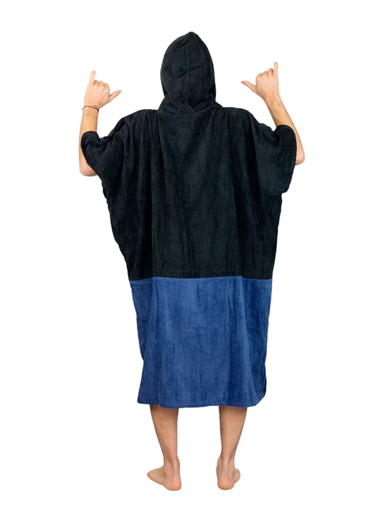 Poncho All-In Black Navy