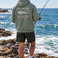 Felpa Cappuccio Uomo Salt Crew Ichiban Fleece