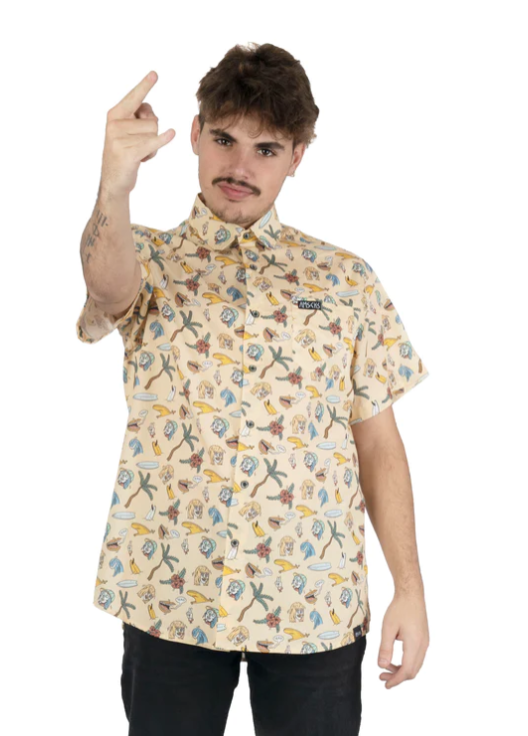 Camicia Manica Corta American Sox Stinky Surfer