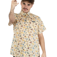 Camicia Manica Corta American Sox Stinky Surfer