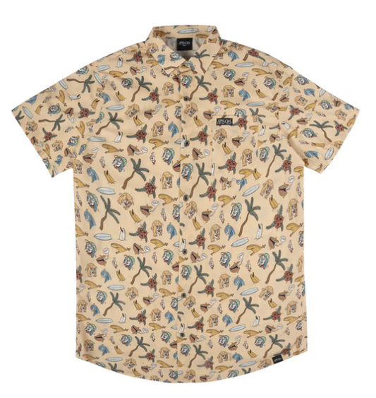 Camicia Manica Corta American Sox Stinky Surfer