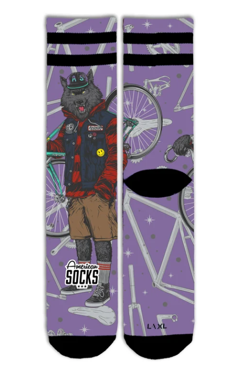 Calzini American Socks Cycling Wolf