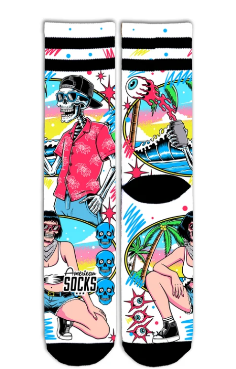 Calzini American Socks Neon Paradise