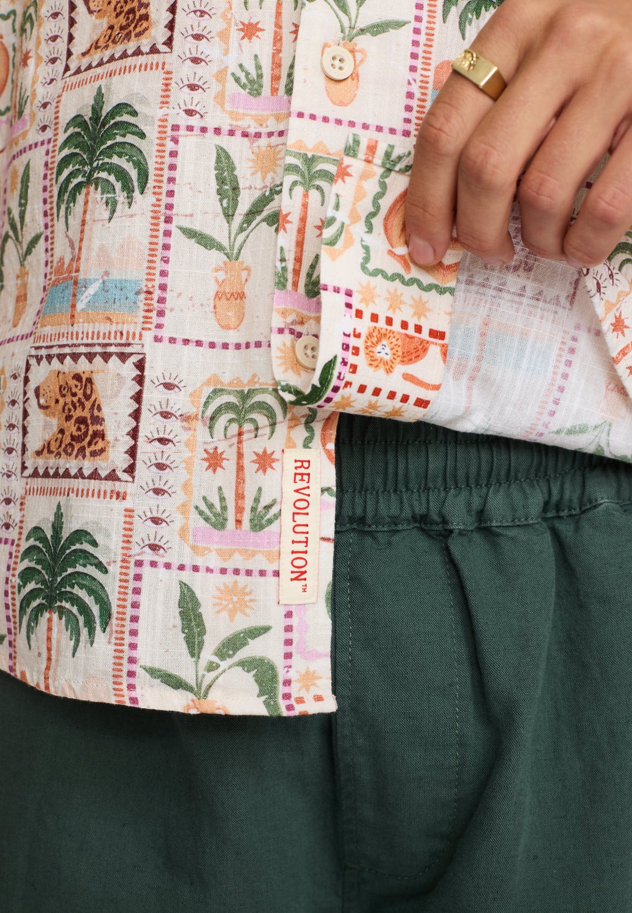 Camicia Revolution Cuban Shirt 3247