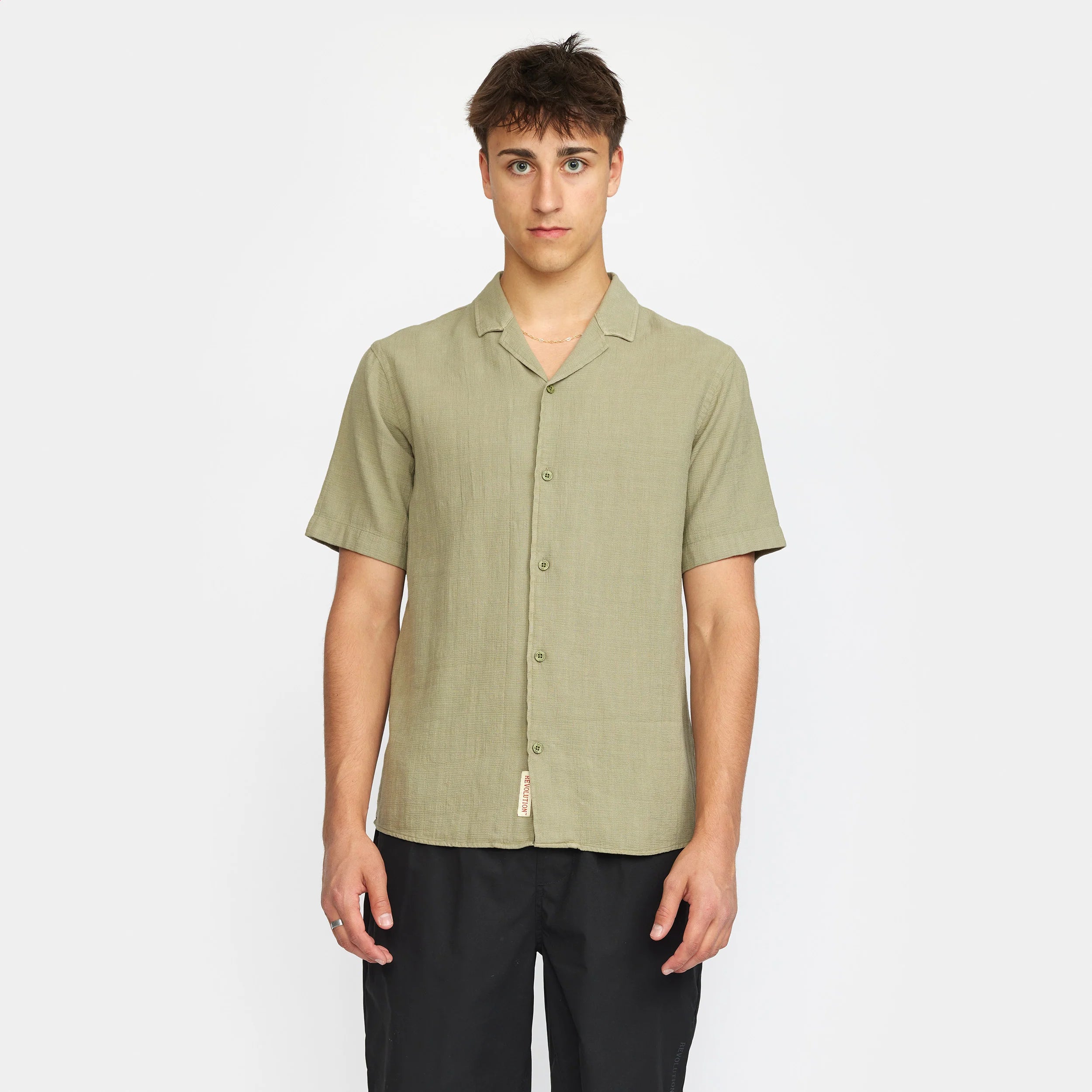 Camicia Manica Corta Revolution Cuban Shirt 3927