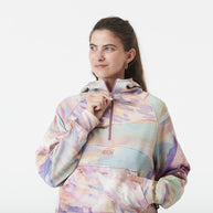 Felpa Cappuccio Donna Picture Quena 1/2 Zip