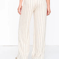 Pantaloni a Righe Beige 24COLOURS