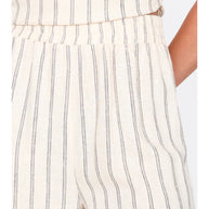 Pantaloni a Righe Beige 24COLOURS