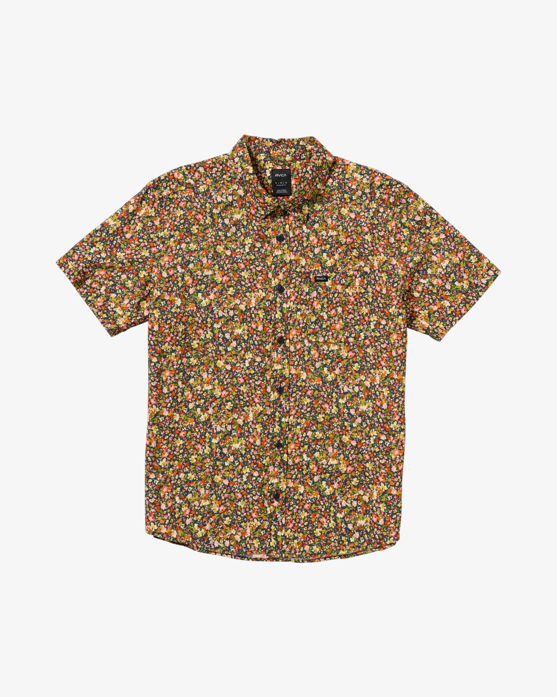 Camicia Manica Corta Rvca Microgarden