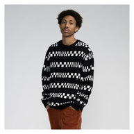 Maglione Uomo Santa Cruz Check Stripe Knit Crew