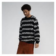 Maglione Uomo Santa Cruz Check Stripe Knit Crew