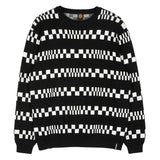 Maglione Uomo Santa Cruz Check Stripe Knit Crew