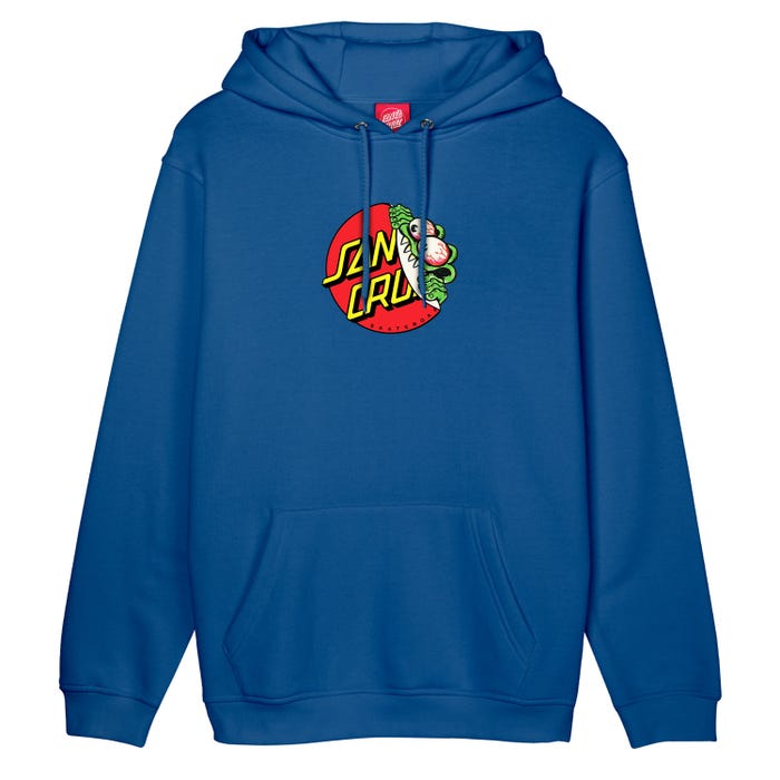 Felpa Cappuccio Santa Cruz Beware Dot Front Hood