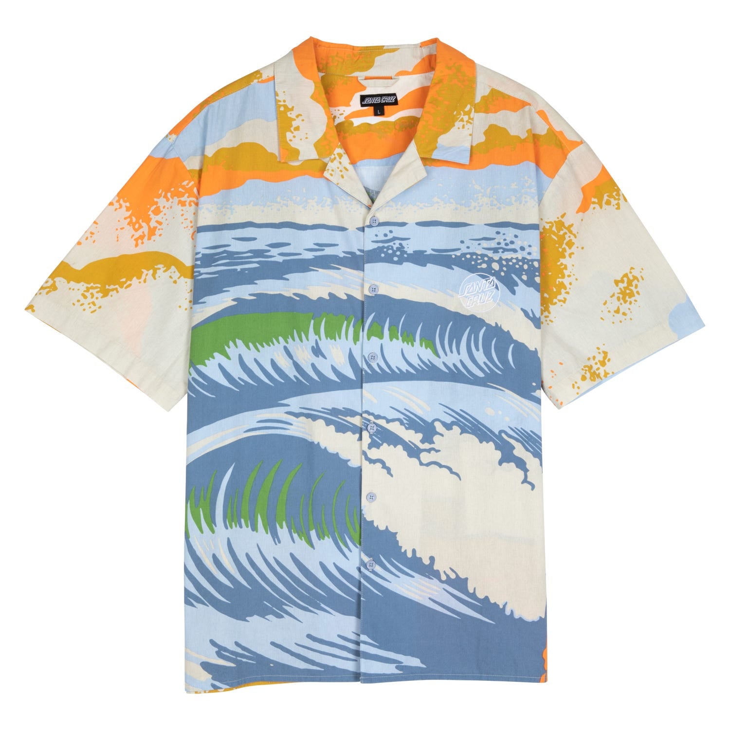 Camicia Manica Corta Santa Cruz Water View Shirt