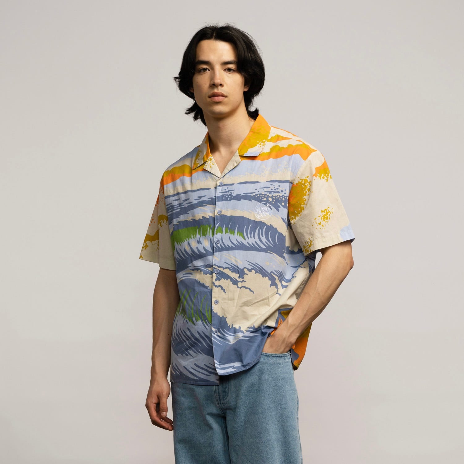 Camicia Manica Corta Santa Cruz Water View Shirt
