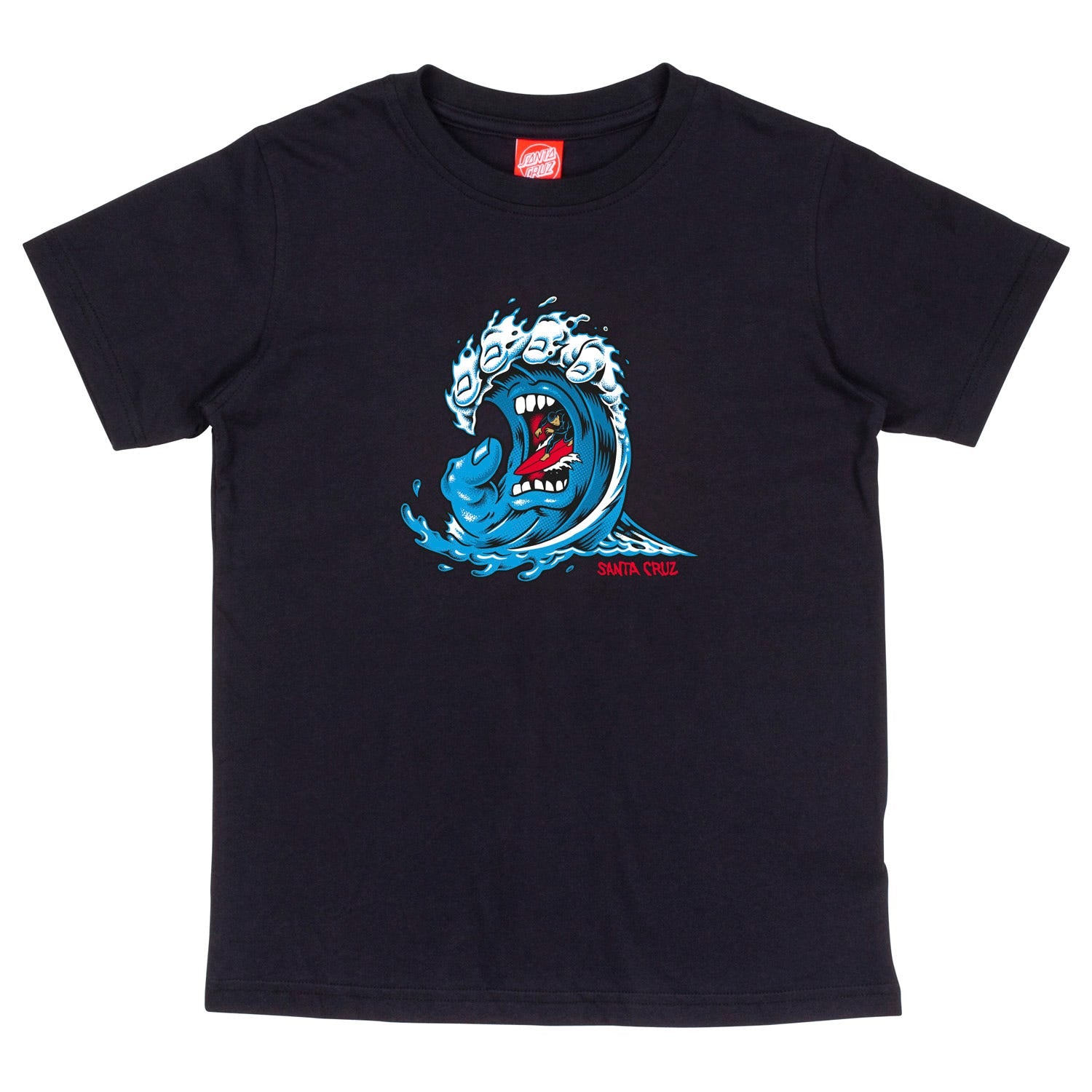 T-shirt Bambino Santa Cruz Screaming Wave Front