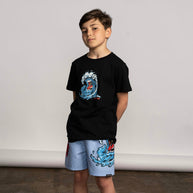 T-shirt Bambino Santa Cruz Screaming Wave Front