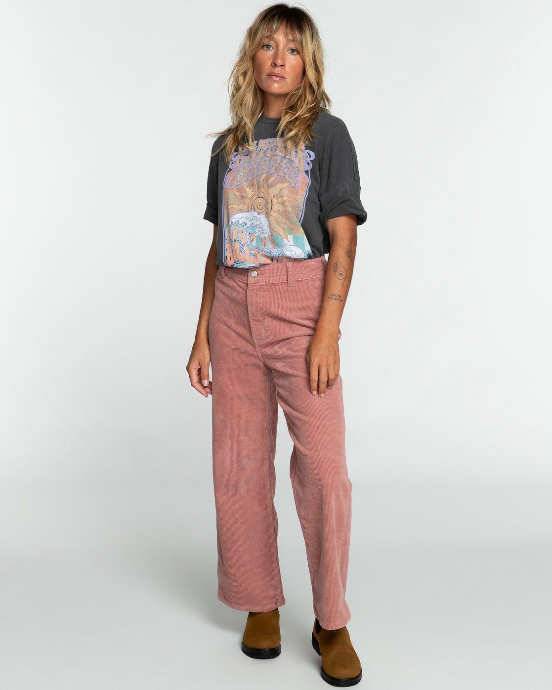 Pantaloni Velluto Donna Billabong Gold Cord