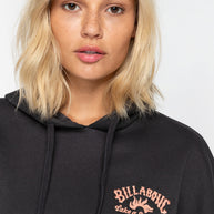 Felpa Cappuccio Donna Billabong Born On The Beach