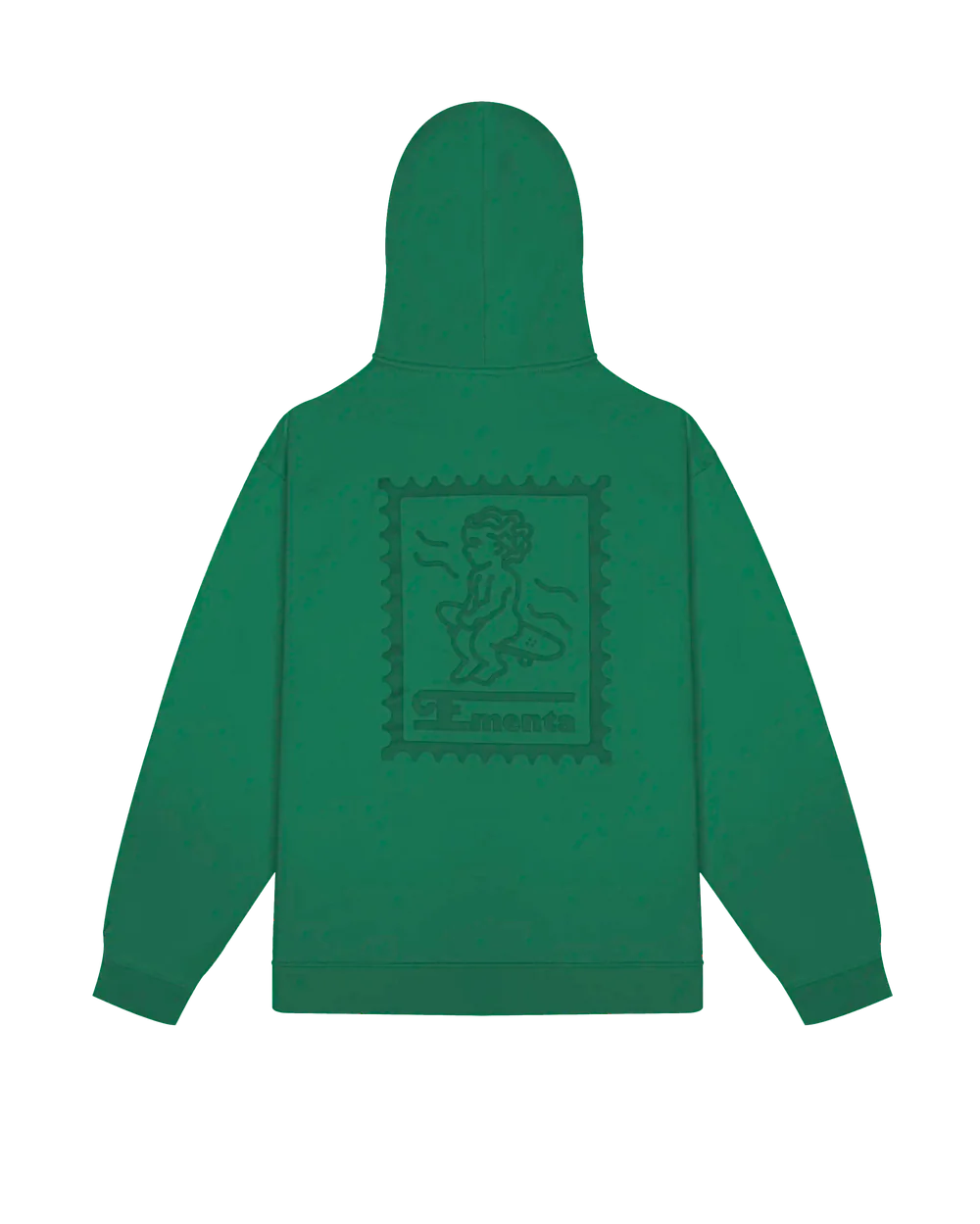 Felpa Cappuccio Ementa Ikon Stamp 3D
