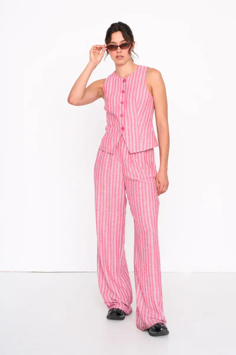 Pantaloni a Righe 24 Colours