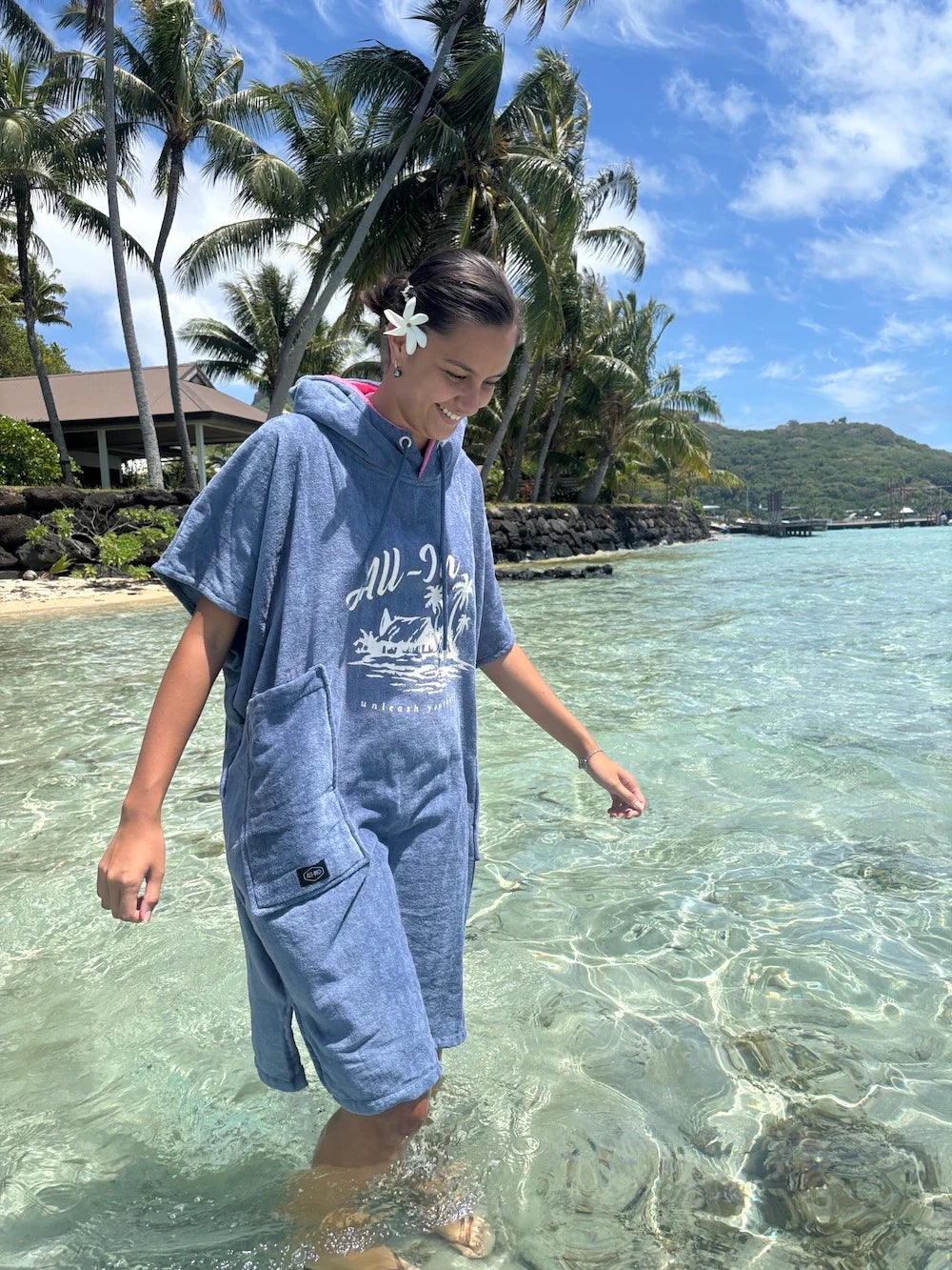 Poncho Donna All-In Island