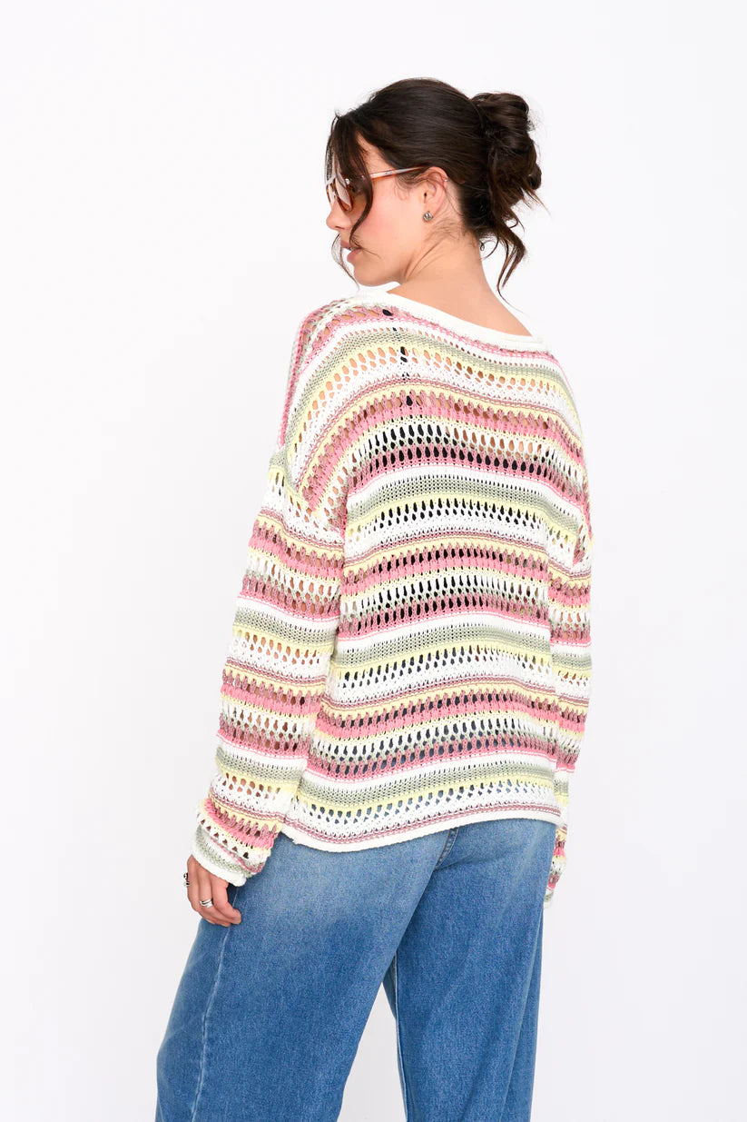 Maglione Lavorato a Maglia 24 Colours